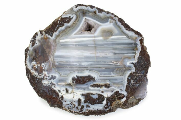 Polished Tilt Egg Slab - Wiley's Well, California #373394